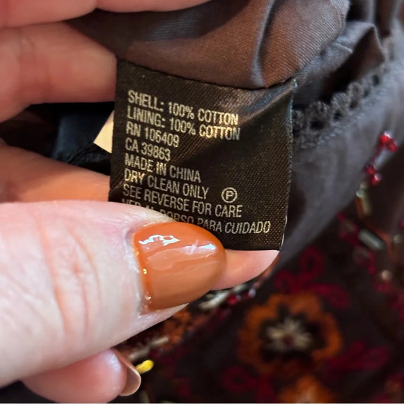 NWT Antonio Melani Havana Nights Dress in Espresso, size 4, Embroidered Beaded - Picture 10 of 13